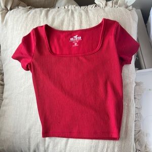 hollister red baby t-shirt
